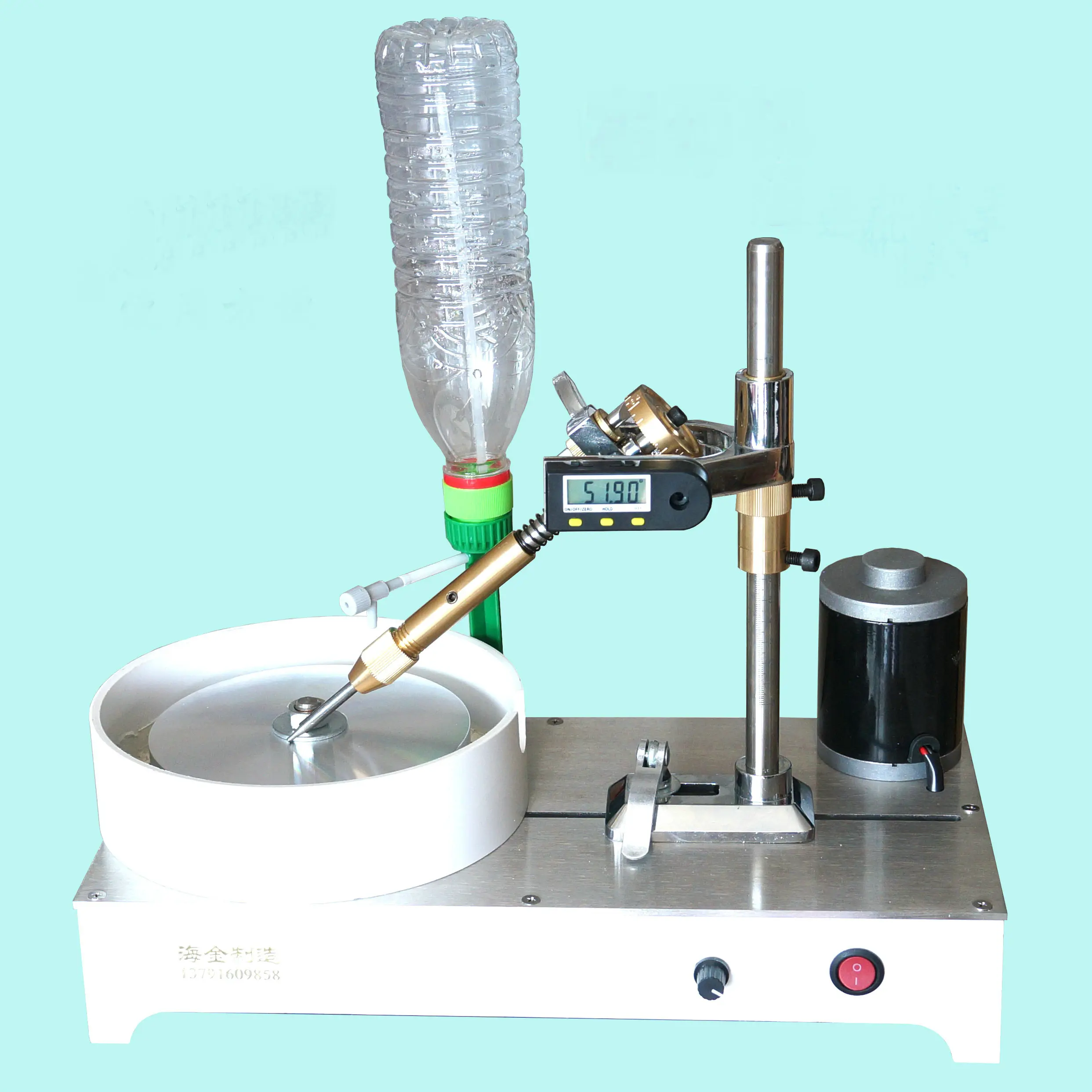 

High Quality Stainless Steel Lapidary Machine 0-1800Rpm Faceted Gemstone Polishing Machine 120W Jade Processing Equipment