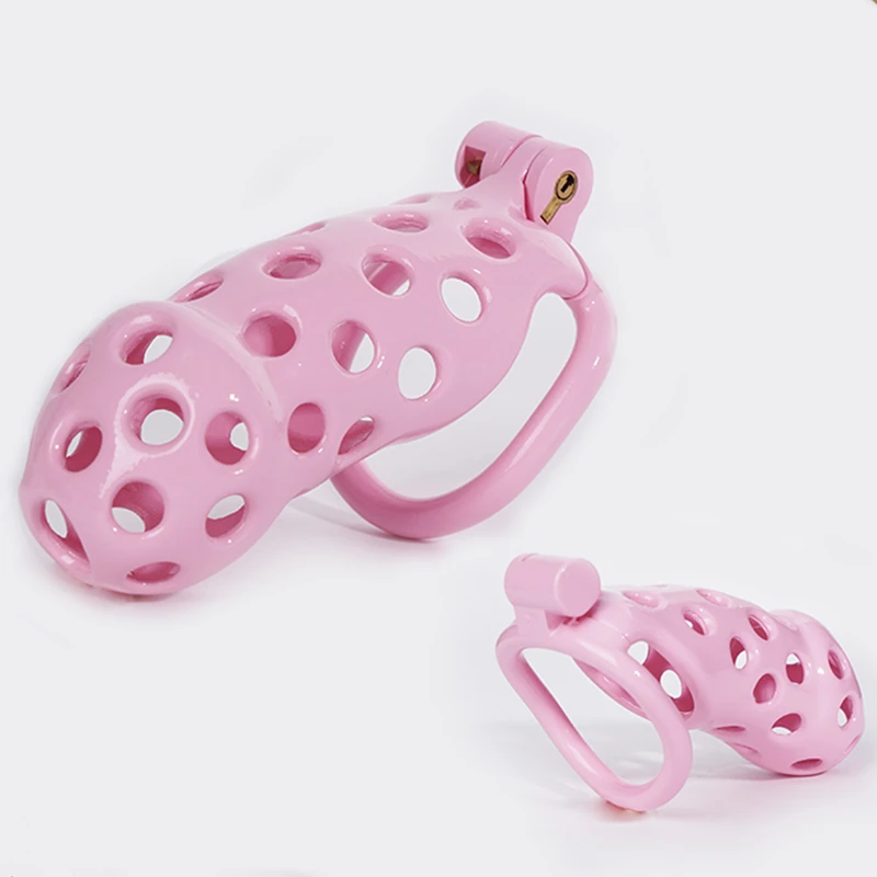 High Quality Venting Hole Male Chastity Device With 4 Penis Rings Cock Cage Lock BDSM Sex Toys For Man Gay | Красота и здоровье
