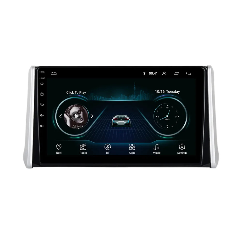 

Quad core Android 8.1 Fit TOYOTA RAV4 2019 2020 - Multimedia Stereo Car DVD Player Navigation GPS Radio