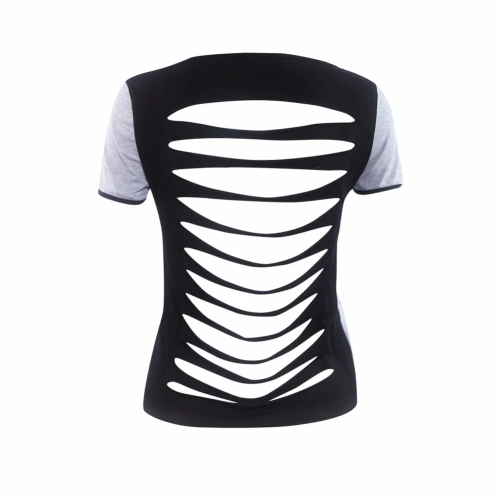 2pcs-women-yoga-set-hollow-out-short-sleeve-top-with-pocket-shorts-for-yoga-running-jogging (2)