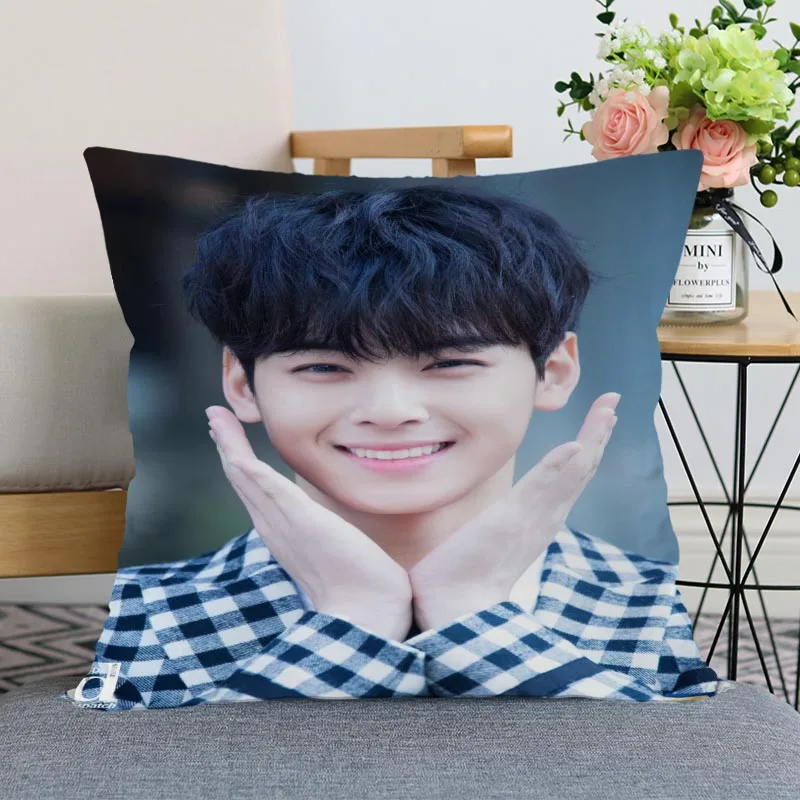 Новое поступление чехлы для подушек Cha EunWoo индивидуальный подарок с принтом (одна
