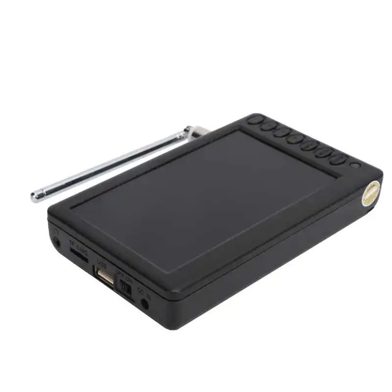 Portable TV LEADSTAR 5 Inch Digital Television Portable Digital TV Car Camping Kitchen UK Plug 110-220V Singapore Malaysia