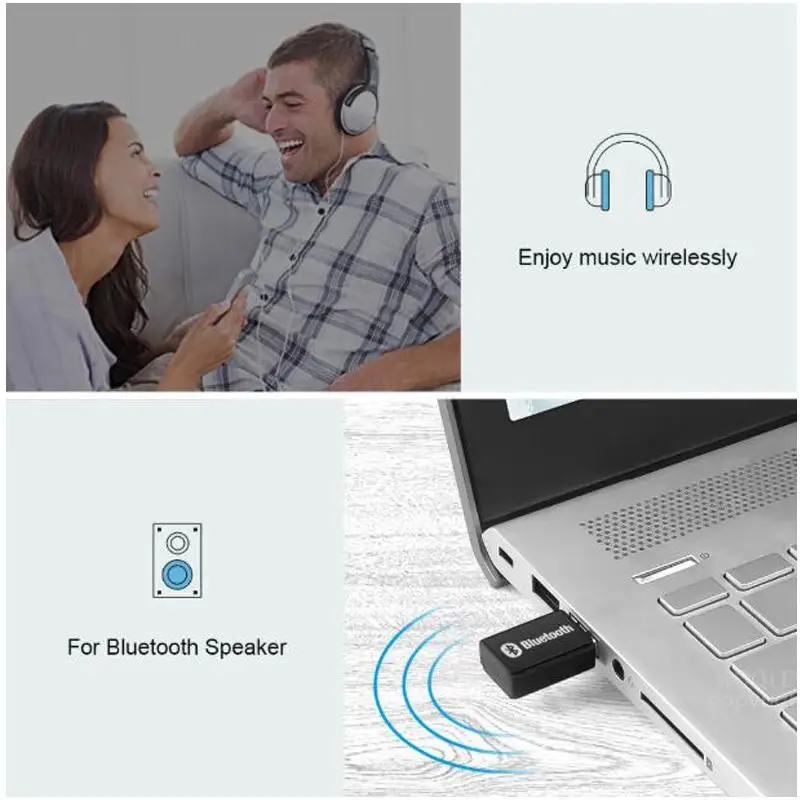 Для динамика приемник с гарнитурой PC Музыка беспроводной передатчик аудио 5,0 bluetooth адаптер USB bluetooth передатчик BT5.0 EDR AD2P