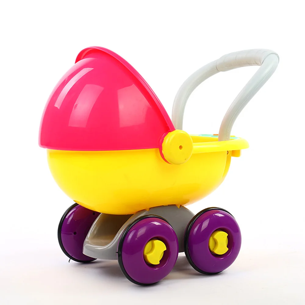 

Baby Multi-function Toddler Trolley Baby Early Education with Music Four-wheeled Anti-rollover Learning Walking Toy Car for Kids