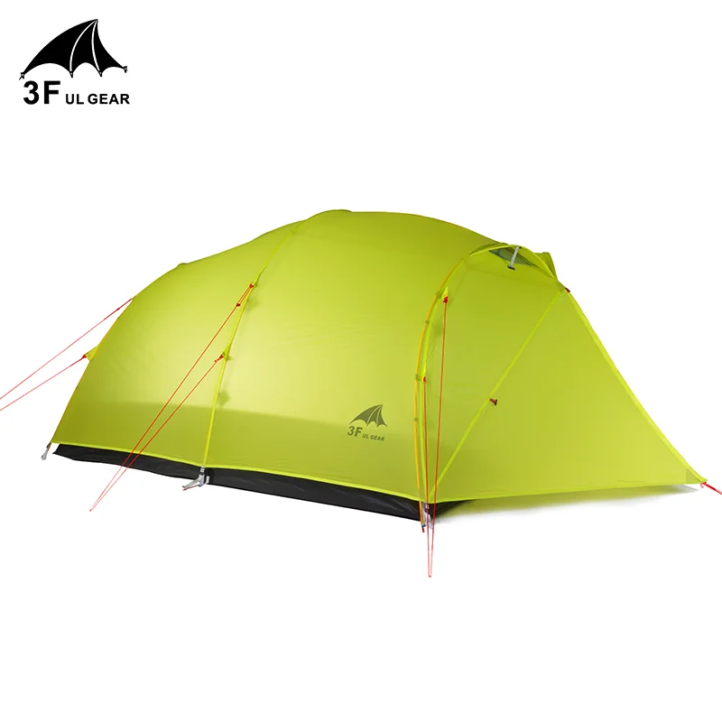 

3F UL GEAR QingKong4 Person 3-4 Season 15D Camping Tent Outdoor Ultralight Hiking Backpacking Hunting Waterproof Tents