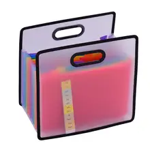 Accordian шкаф для документов 12 цветов радуги для хранения чеков с направляющим аккордеоном A4 папка для файлов карман