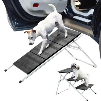 

Car Dog Steps High Quality Durable Portable Foldable Three Storys Pet Stair Step Multifunctional Pet Staircase For Cars High Bed