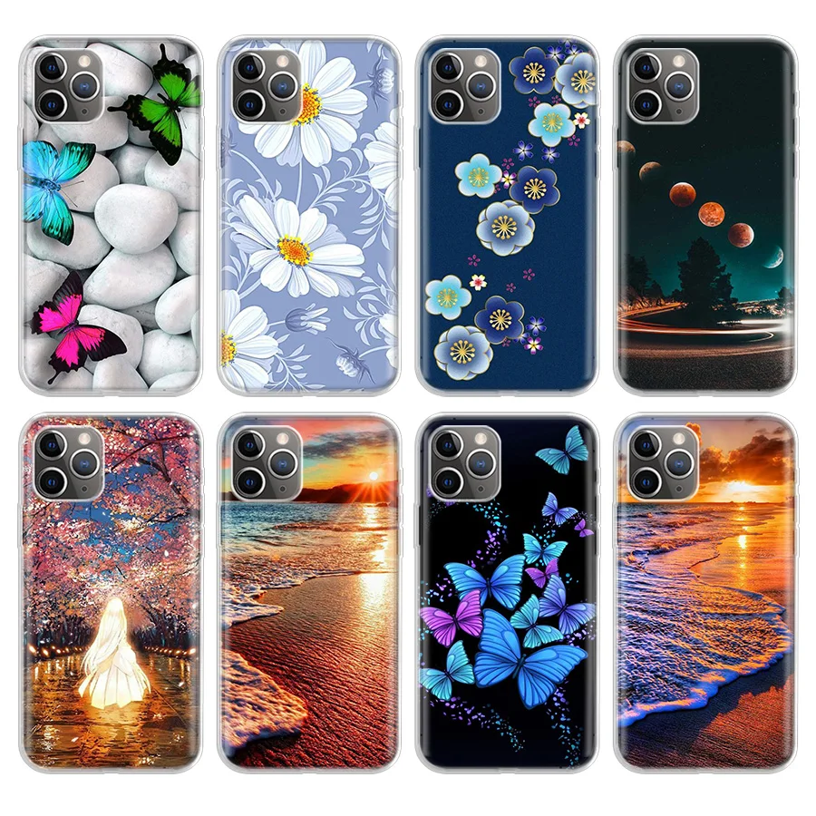 

Soft Silicone TPU Pattern Printing Phone Case For Apple iPhone 11 Pro 6 6S 7 8 Plus 10 X XS MAX XR 5 5S SE Phone Case Cover