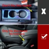 For Kia Rio 4  X-line 2022 Carbon Fiber Cup Holder Cover Molding Trim Decoration Interior Accessories Car Styling Parts ► Photo 3/6