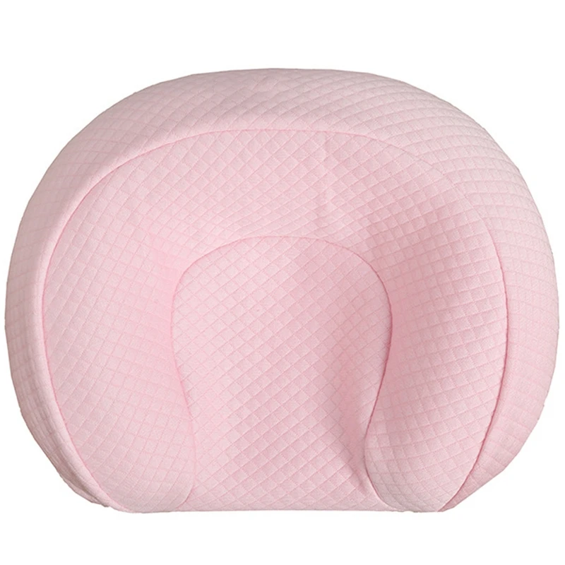 

Baby Shaped Pillow Multi-Function Bed Positioning Pillow Baby Sleeping Pillow Anti-Heading Pillow for 0-12 Months-Pink