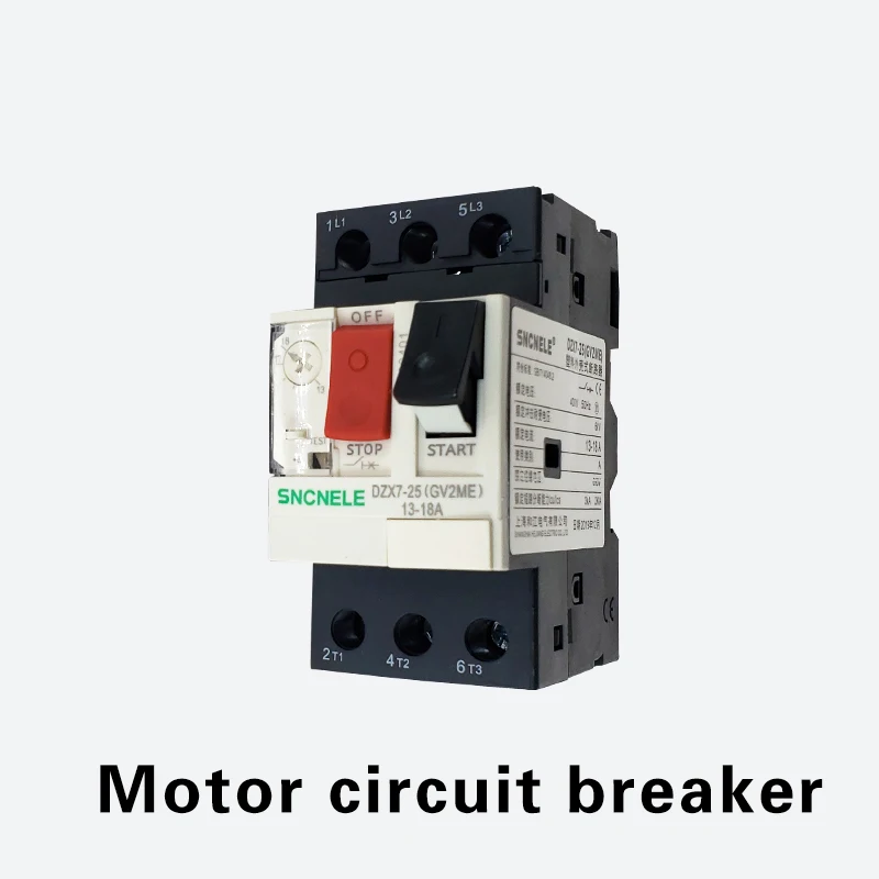 DZX7（GV2-ME） DZX7-32 Motor Protection Circuit Breaker 3P Thermal Magnetic Type motor breaker MPCB Circuit Breaker Push Button