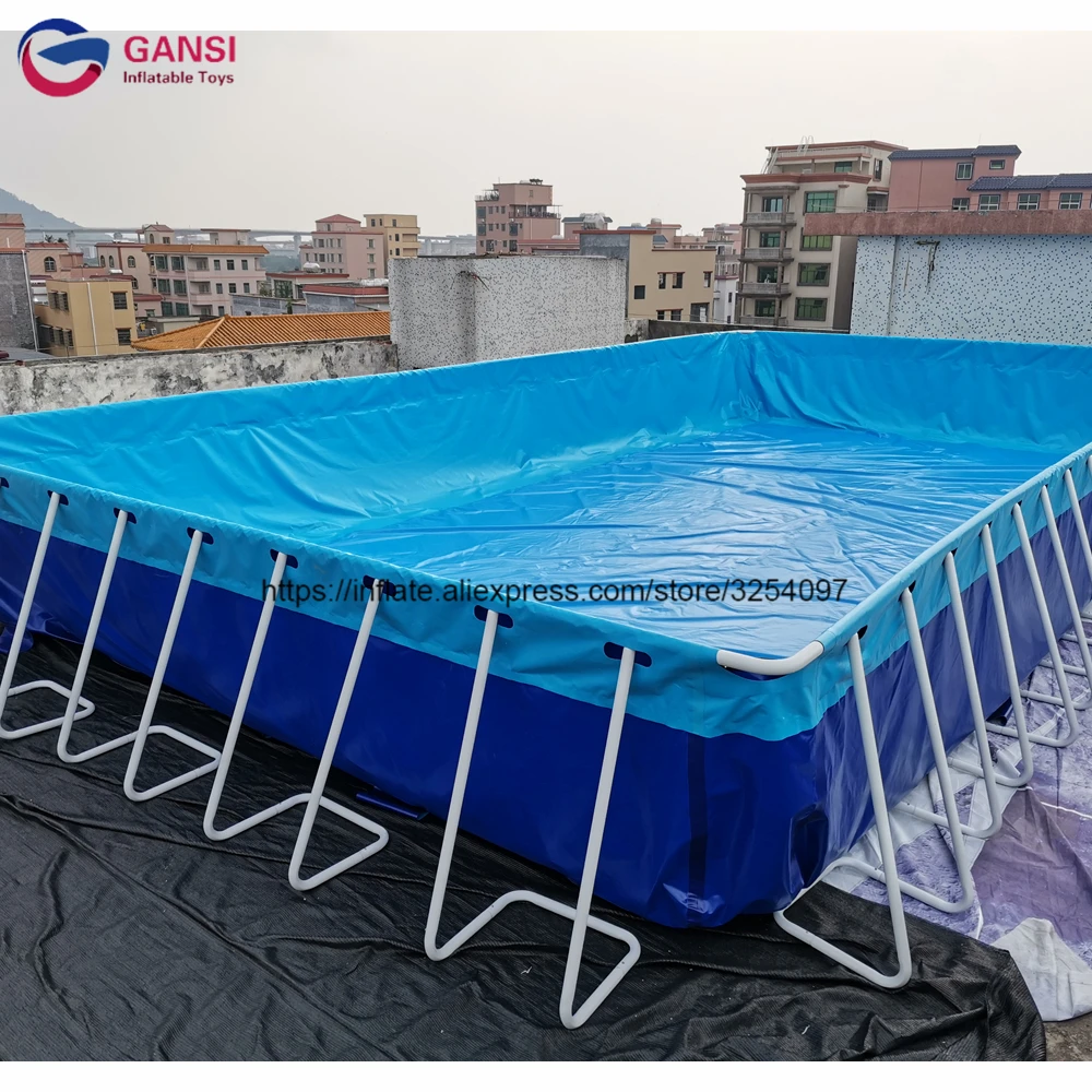 

Outdoor above ground pools metal frame swimming pool for sale