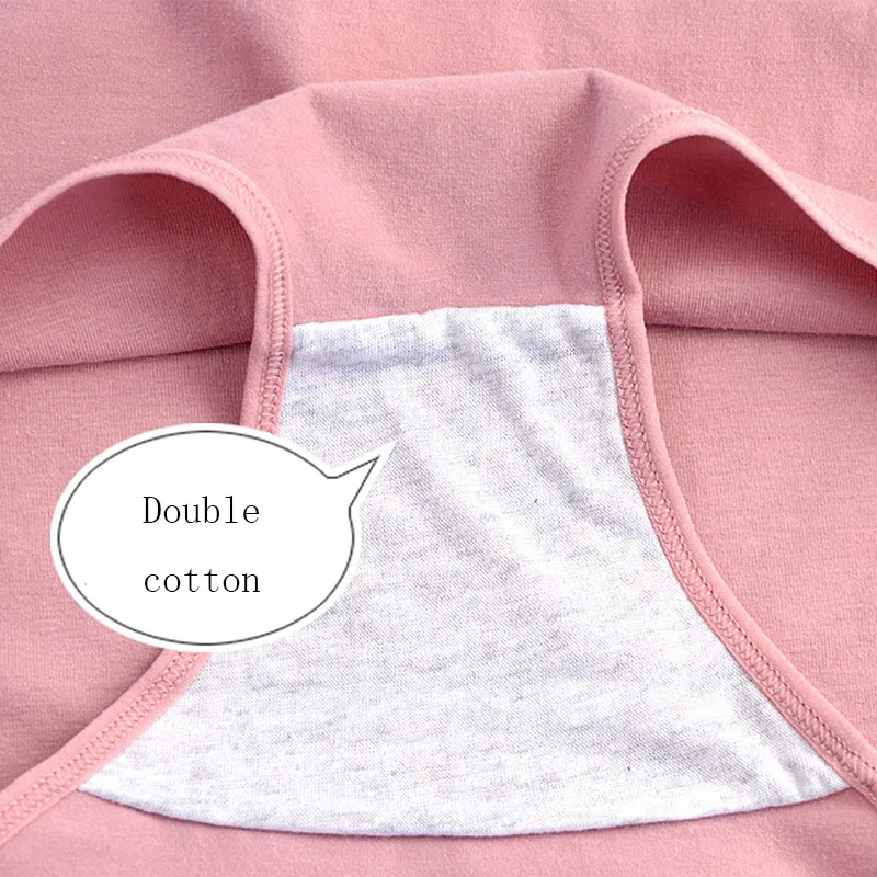 6pcs Women\'s underwear cotton Panties high waist high quality lingerie breathable wholesale large size 40-90kg cute Briefs
