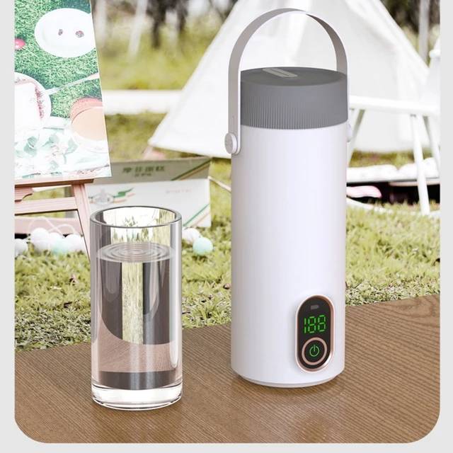 Portable 27000mAh Battery Powered Water Boiler Warmer Heater Kettle for  Baby Formula Tea Coffee with 45°C-100°C/113°F-212°F Temp - AliExpress
