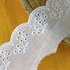 5 yards 4cm Width White Cotton Lace Trims for Costume Dress Trimmings Ribbon Applique Strip DIY Sewing Lace Fabric ► Photo 3/4