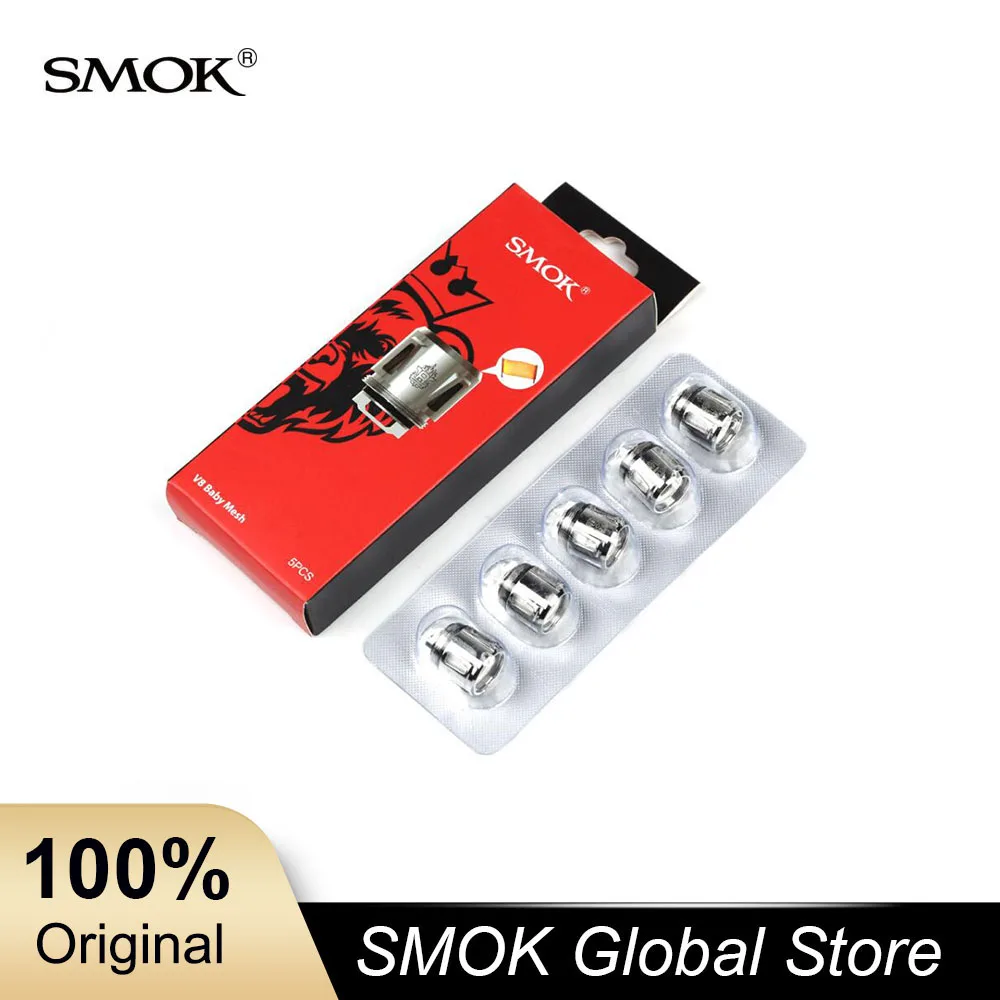 10 шт. электронных сигарет Smok TFV8 ребенка катушки головы M2 T8 T6 X4 Q2 сетки ленты