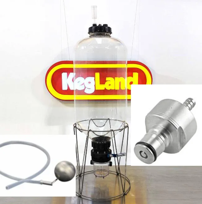 FERMZILLA-55L-конический ферментер UNI TANK-теперь с нержавеющей ручкой - Цвет: KL06842-1