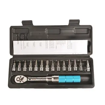 

1/4inch Steel Click Adjustable Torque Wrench Tools kit set Bicycle Bike Repairing Spanner Hand Tool set