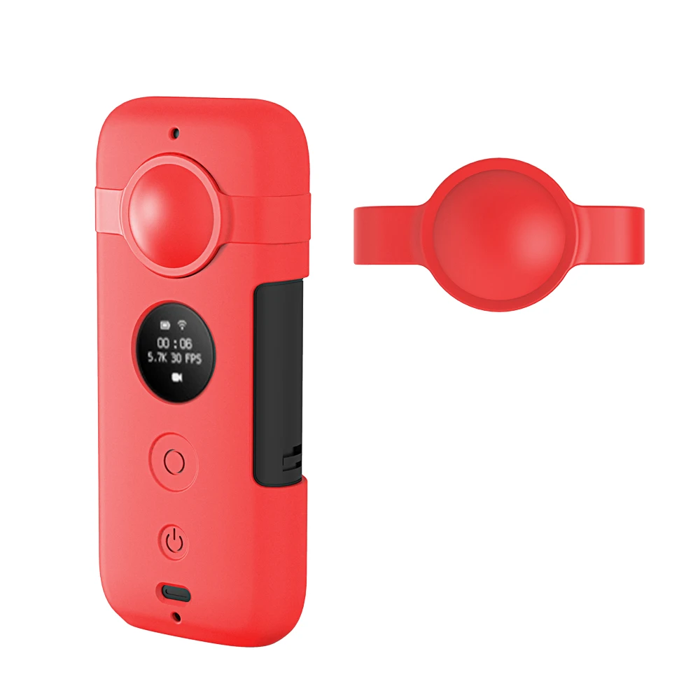 Insta 360 One X силиконовый защитный чехол для объектива Защита от царапин Противоскользящий чехол Чехол для insta аксессуары для экшн-камеры