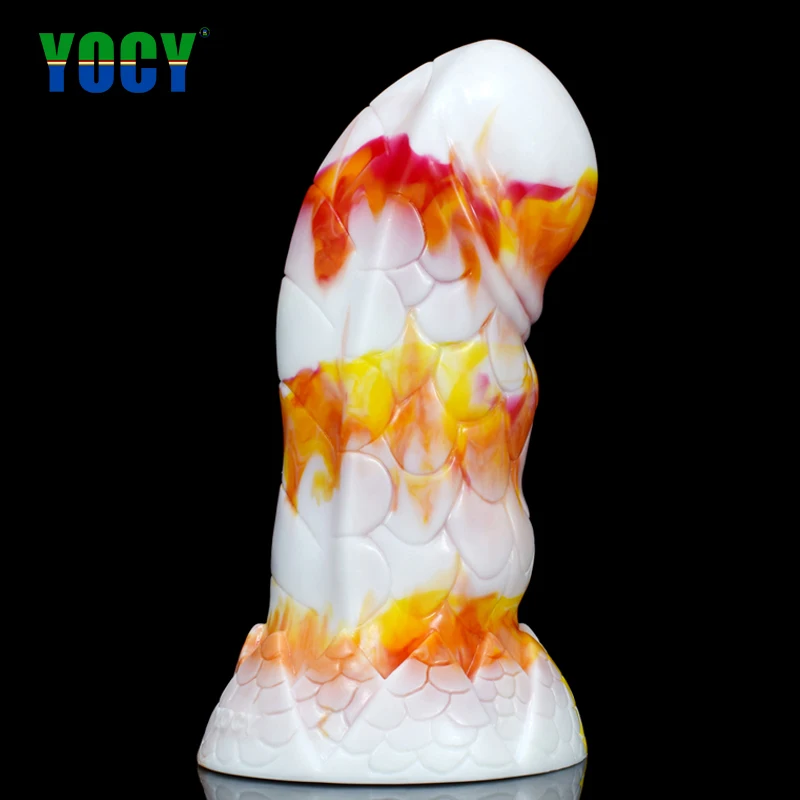 YOCY Giant Anal Butt Plug Animal Fantasy Dildo Silicone Sex Toys For Men Women Massager Realistic Texture Huge Dildos 1