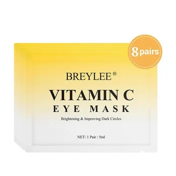 

8pair Vitamin C Eye Mask Eye Patch Brightening Moisturizing Hyaluronic Acid Gel Retinol Improving Dark Circles Eye Mask