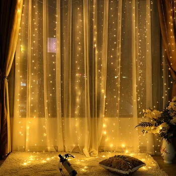 

Christmas Decoration 3x1/3x2/3x3m USB LED Fairy String Lights Christmas Garland Outdoor Christmas Decorations for Home New Year