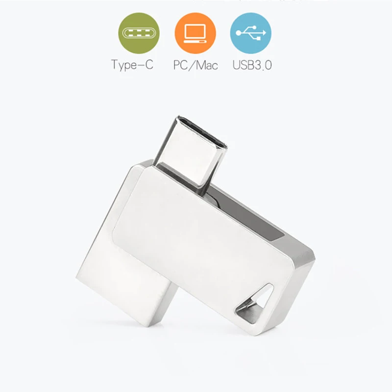 Rotation Type C OTG USB 3.0 Flash Drive 32GB 16GB 64GB 128GB USB C Pendrive 3.0 Type C Flash For An