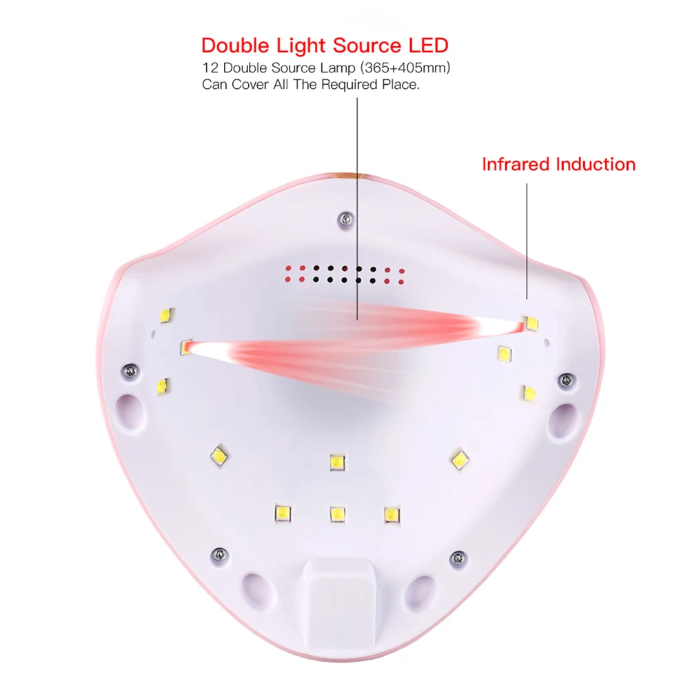 48 Вт Светодиодный светильник для ногтей с 30 блоками Светодиодный УФ-лампа для маникюра гель-Сушилка для ногтей сушильная лампа для полировки ногтей автоматический датчик маникюрные инструменты