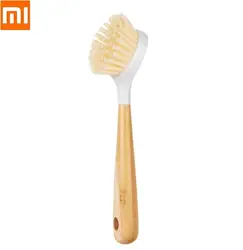 Xiaomi Бытовая бамбуковая длинная емкость с ручкой щетка для очищения кухни щетка интенсивное Очищение прочный