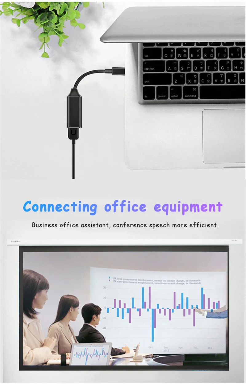USB C HDMI кабель Тип C к HDMI Thunderbolt 3 адаптер для MacBook samsung Galaxy S10/S9 huawei mate 20 P20 Pro USB-C HDMI