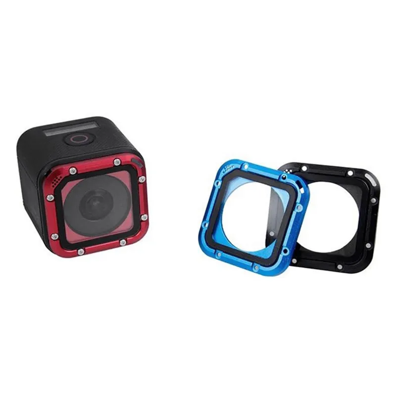 Aluminum Protective Frame Ring Lens Cap Cover Waterproof Case For Go Pro Hero 5 4 Session Action Sports Camera Accessories | Электроника