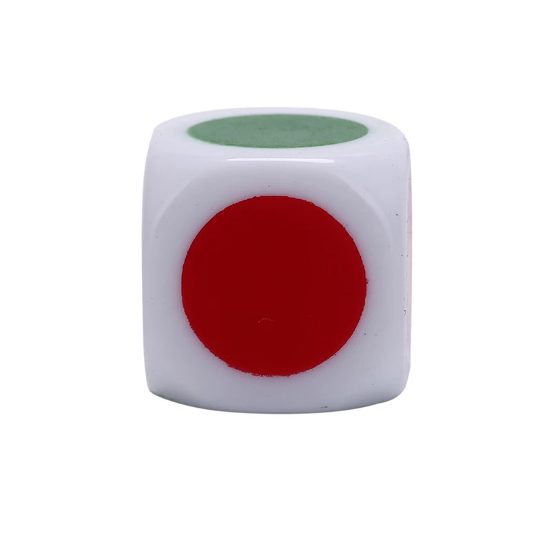 

HOT!! White Color Board Game Six Sided Family Party Funny Table Dices Games Educational Toys