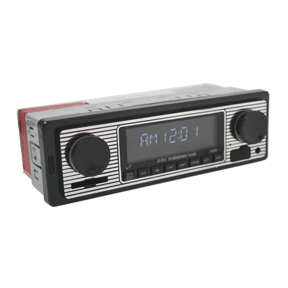 12V Car Radio Bluetooth 1 din car stereo Player Phone AUX-IN MP3 FM/USB/radio remote control For phone Car Audio