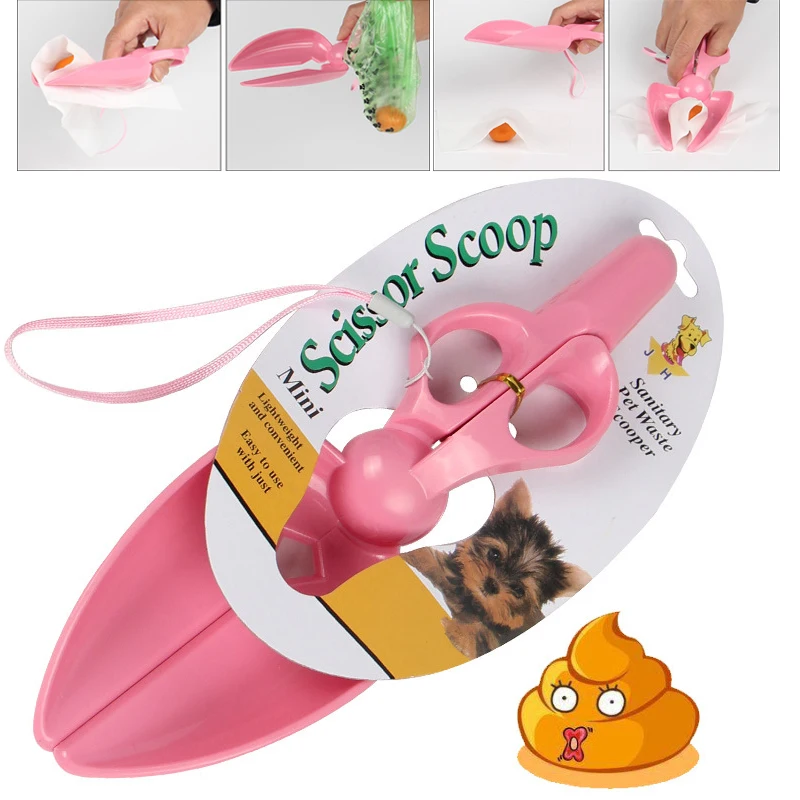Pet Dog Cat Pooper Scooper Scissors Style Poop Scoop Outdoor Cleaner Waste Pick Up Convenient