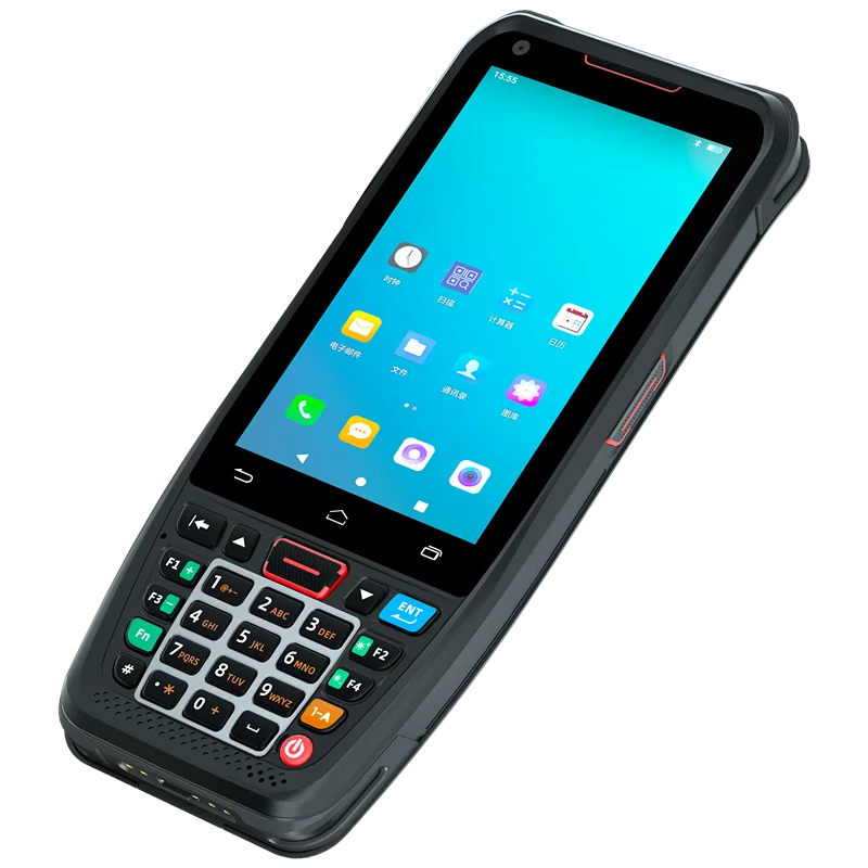 Rugged PDA Android 10.0 Handheld Terminal 1D 2D Scanner Barcode Reader 4G WiFi GPS Warehouse PDA Data Collector Inventory barcode scanner