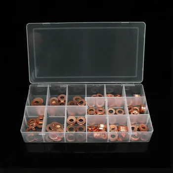 

Set Washers Boxed Accessory Replacement Parts 15 Types Copper Injector Seal