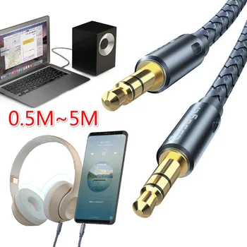 

3.5mm Plug PVC Audio Aux Cable Line Cord For IPod Car Speaker MP3 PC For Xiaomi For Andriod For Iphone Hdmi Aux CableTXTB1