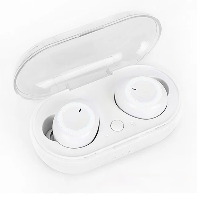 Y50 TWS Wireless Blutooth 5.0 Earphone Noise Cancelling Headset 3D Stereo Sound Music In-ear Earbuds For Android IOS Cell Phone white-Y30