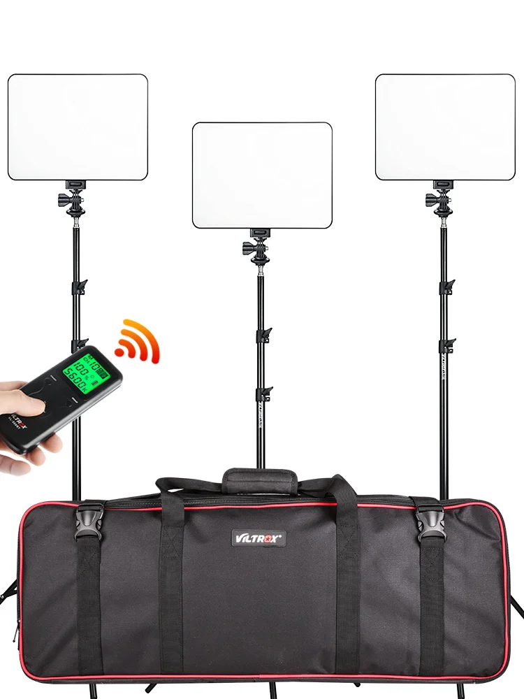 VILROX 3/2pcs VL-200T Bi-color Dimmable Wireless