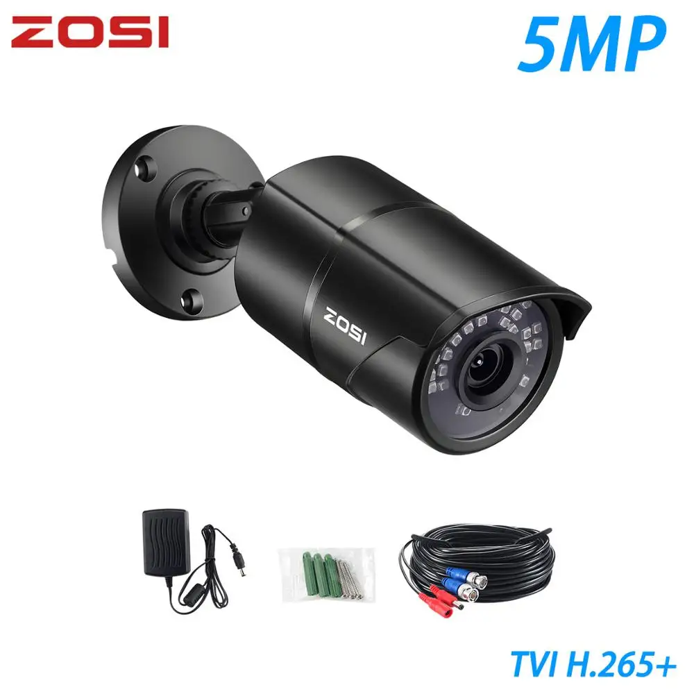 Камера видеонаблюдения ZOSI 5MP TVI HD погодозащищенная футов дневная и Ночная