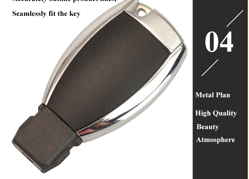 Keyforkess 2/3/4 pulsanti chiave dell'automobile Shell per Mercedes Benz B C E ML S CLK CL sostituzione modificata Smart Auto Key Case Upgrade - Hb34ba0f743064bb38ef3321ee02530b5T