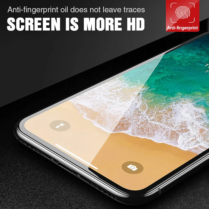 Защитное стекло 9D с полным покрытием для iPhone 11 Pro MAX 8 7 6 6S Plus XR XS MaX, защита для iPhone X XS 11, закаленное стекло