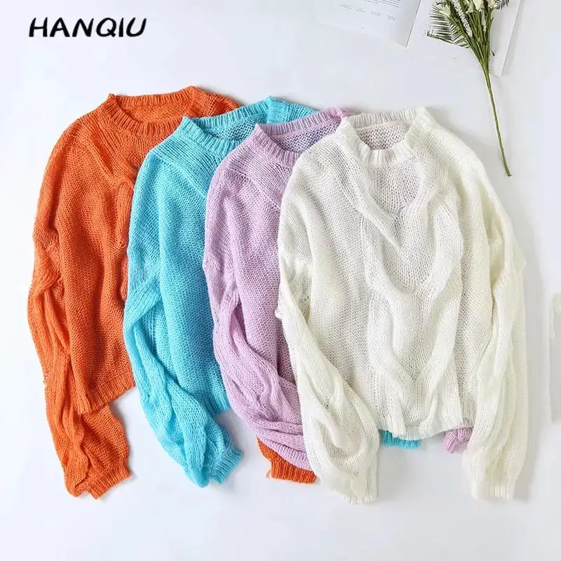 

Fall 2019 kawaii white mohair sweater women pullover sueter mujer invierno lazy korean style winter clothes women long sweater