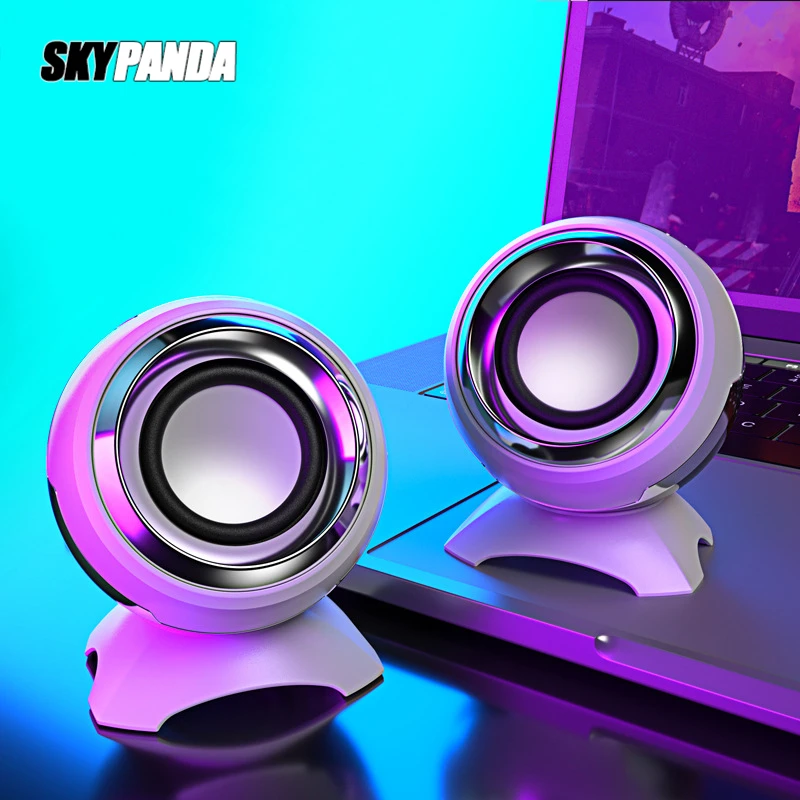 USB AUX Проводные мини компьютерные колонки бас стерео динамик для ноутбука