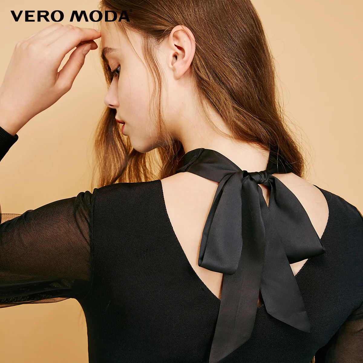 Vero Moda Женская лента полупрозрачная трикотажная | 319124503
