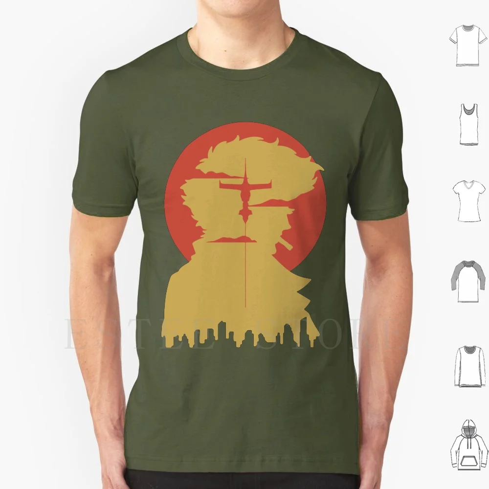 Cowboy Bebop Retro Vintage T Shirt Cotton Men Diy Print Cowboy Bebop Anime Bebop Cowboy Manga Space Spike Cowboy Bounty