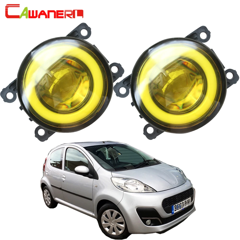 Cawanerl для Peugeot 107 хэтчбек 2005-2014 автомобиля 30W COB светодиодный противотуманных фар