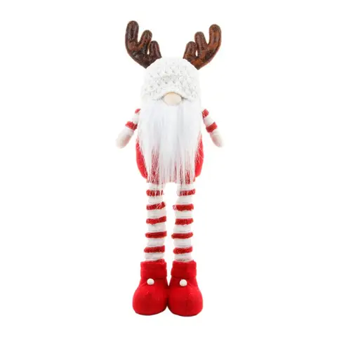 Christmas Decorations For Home Christmas Doll Retractable Legs Elk Gnome Christmas Ornaments Xmas Tree Decor Navidad Gifts