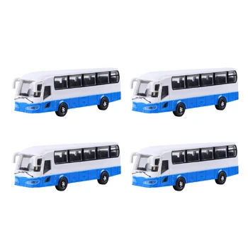

Lots 4 1/150 N Scale Painted Bus Parking Landscape Sand Table 17x22x65mm