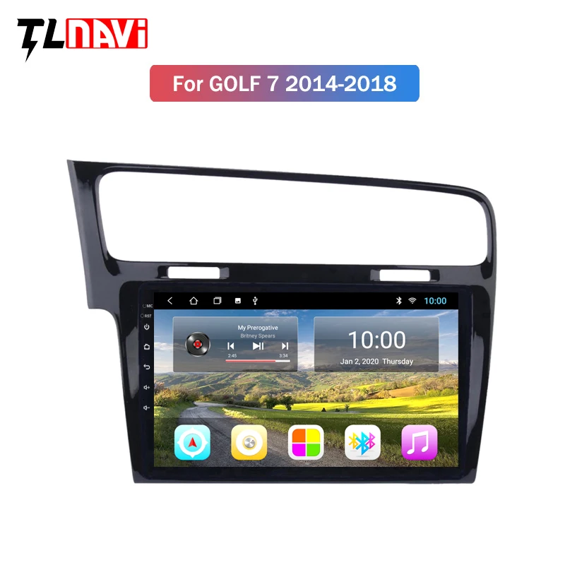 2G RAM 10,1 дюймов Android 9 IPS 2.5D Автомобильный мультимедийный плеер для Golf 7 2014-2018 gps Радио Навигация 2G RAM 10,1 дюймов Android 9 IPS 2.5D Автомобильный мультимедийный плеер для Golf 7 2014-2018 gps Радио Навигация